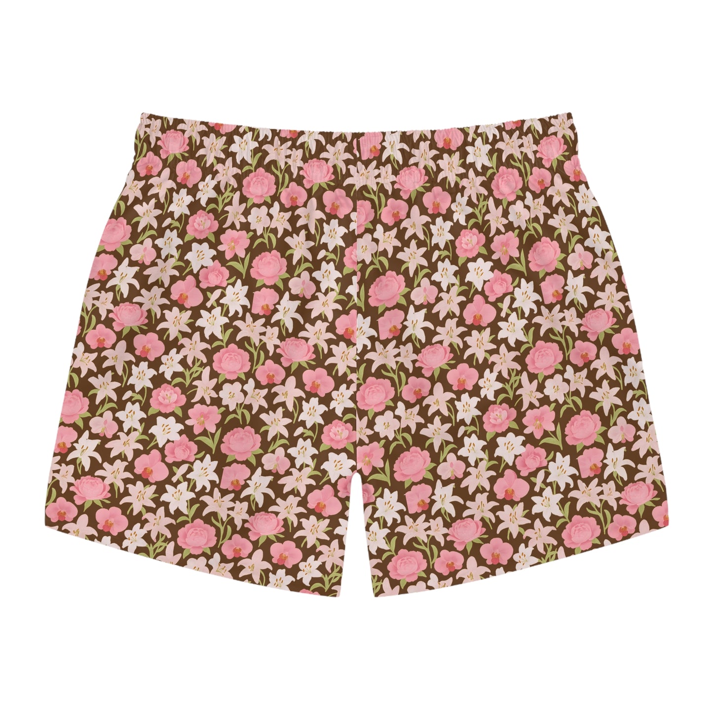 Floral Print Swim Trunks