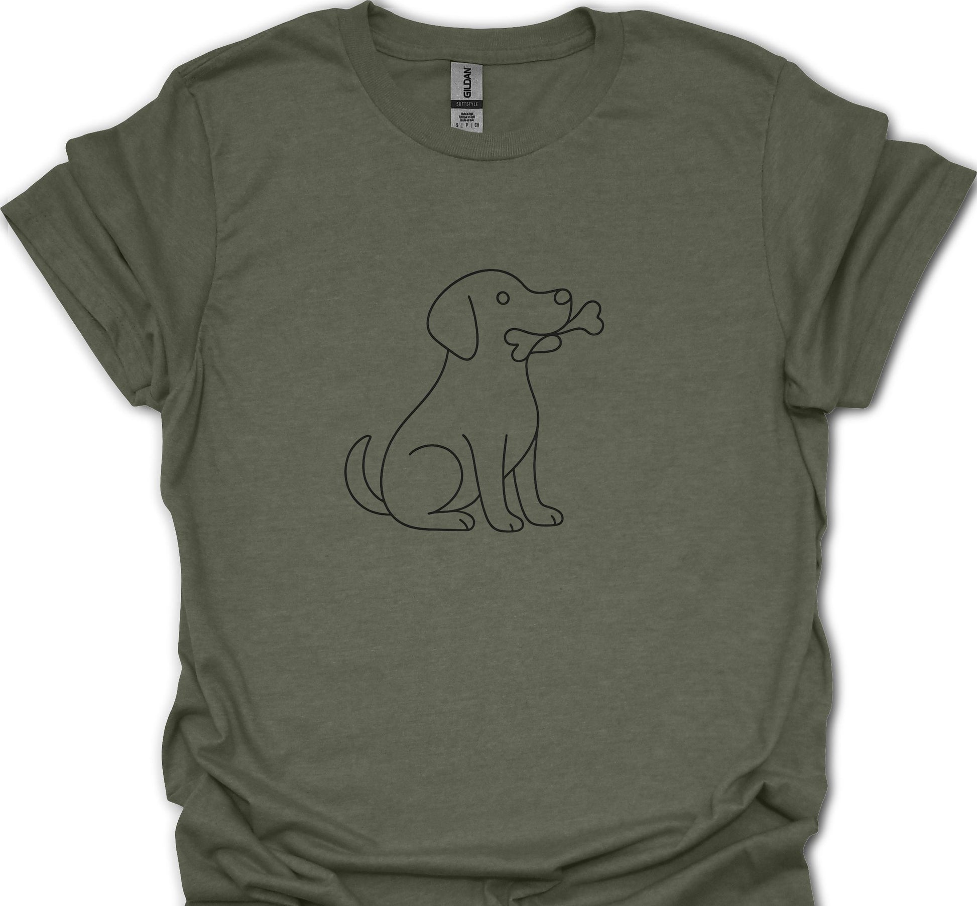 color:Heather Military Green