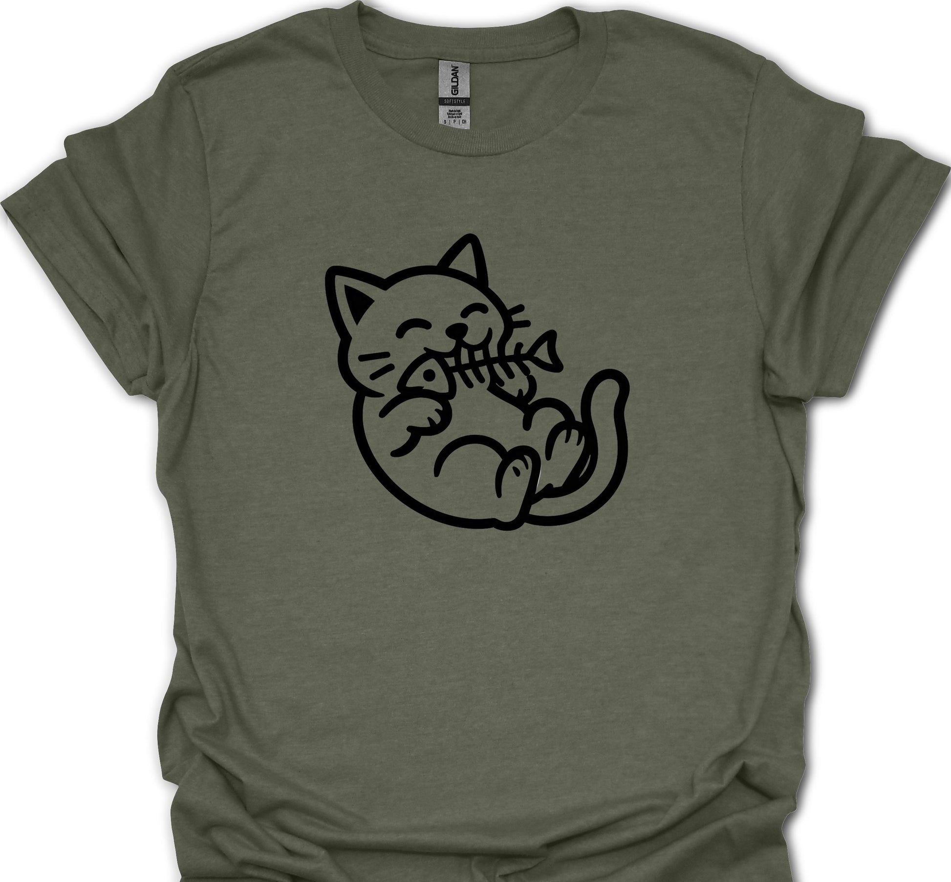 color:Heather Military Green