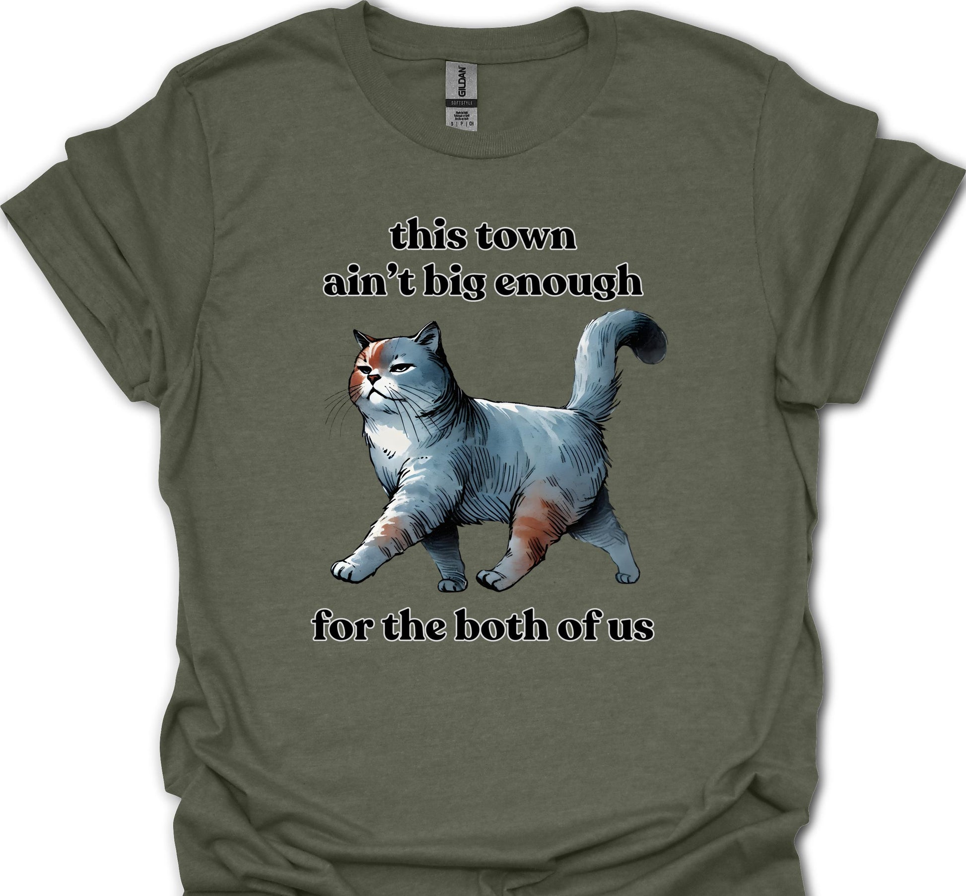 color:Heather Military Green